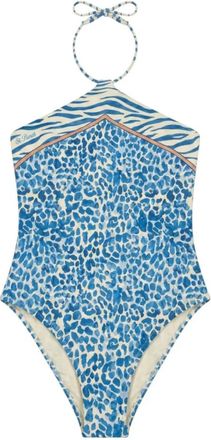 MC2 Saint Barth Meryem Foulard Bandeau Badpak - Dames - Badpakken - Blauw - S - Badmode