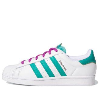 adidas (WMNS) adidas Superstar White Glory Green H06595