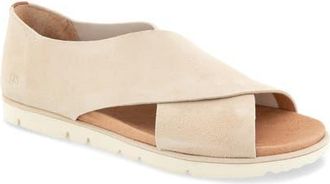Gentle Souls Leslie Flat Sandal in Doe Suede at Nordstrom, Size 7.5