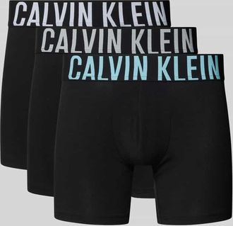 Calvin Klein Underwear Boxer Briefs im 3er-Pack mit elastischem Logo-Bund in Black, Gr&ouml;&szlig;e XXL