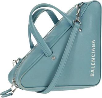 Balenciaga Pre-owned Handtas - Dames - Vintage Handtas - Blauw - ONE Size - Vintage