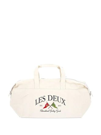 Les Deux cotton holdall bag - men - Cotton - One Size - White