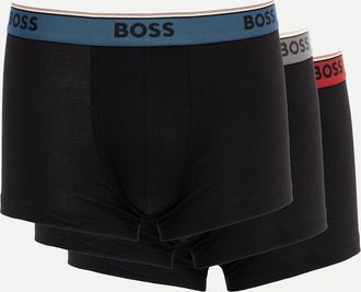 HUGO BOSS Mens BOSS Orange Power Mens 3-Pack Trunks - Open Miscellaneous 964 - Black - Size: 35/34/32/9.5/13/12.5/12/11.5/11/9/16/15.5/15/14.5/14/13.5/10.5/10