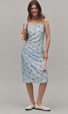 Conditions Apply Catheren Square-Neck Maxi Dress