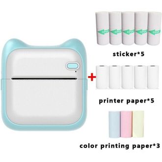 OEM Mini Impresora T&eacute;rmica Fotogr&aacute;fica Bluetooth, 203 Ppp, Para Etiquetas Y Fotos, Compatible Con Android E Ios, Diy - Crezuo