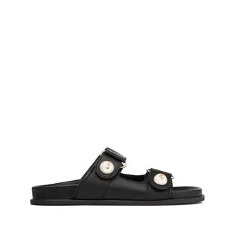Jimmy Choo London Sliders, female, Black, Size: 10 US Jimmy Choo Sandals