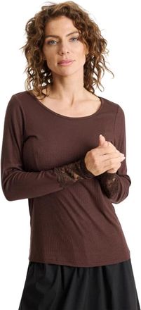 In Front IN Front, Donna, Top, Marrone, L, new