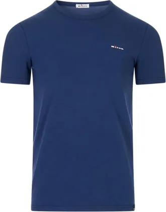 Kiton Hombre, Camisetas, Azul, Talla: L