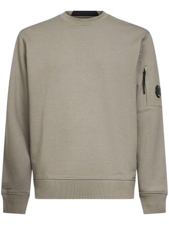 C.P. Company Diagonal Raised Fleece Lens Crewneck Sweatshirt