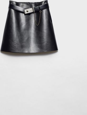 Prada Leather miniskirt