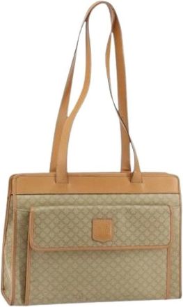 Celine Pre-owned Shoulder Bags, female, Beige, Size: ONE SIZE Pre-owned Vintage Shoulder Bag