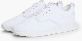 Tommy Hilfiger Mens Knit Runner Sneaker - White - US 11.5 / EU 45