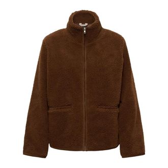 Part Two Fleecejack - Dames - Fleece jassen - Bruin - 3XL - Fitness