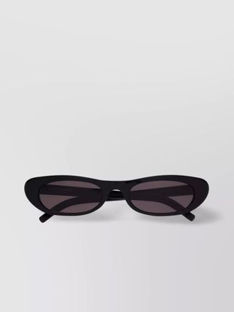 Saint Laurent oval cat-eye sunglasses temples engraved