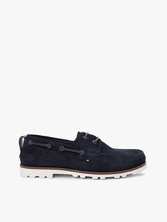 Tommy Hilfiger Suede Cleat Lightweight Boat Shoes