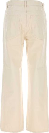 The Row Womens Fargo Jeans Beige Cotton