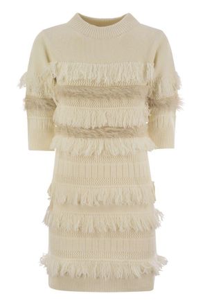 VANISÉ Wool And Cashmere Blend Dress