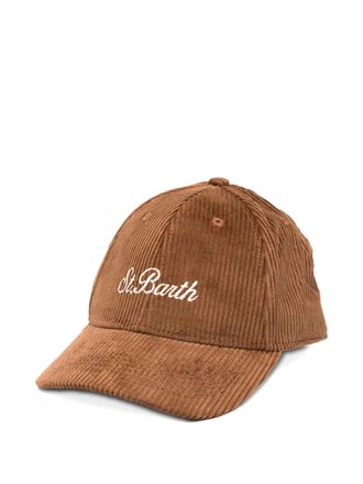 MC2 Saint Barth corduroy logo cap - Bruin