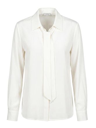 PESERICO Silk Crepe De Chine Asymmetric Shirt