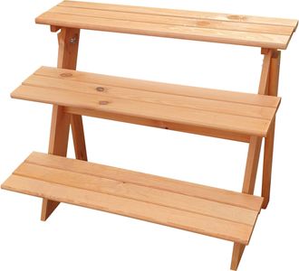 Promadino Blumenständer »Blummentreppe« BxTxH: 78x55x62 cm