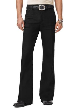 John Varvatos Fader Bootcut Jeans in Black at Nordstrom, Size 36