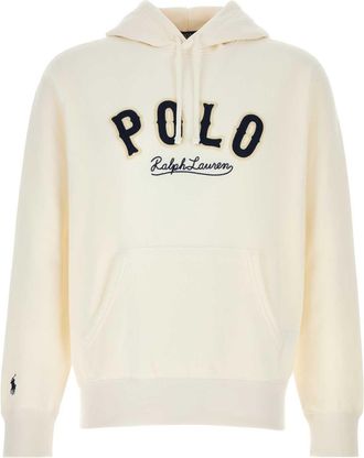 Polo Ralph Lauren White Cotton Sweatshirt