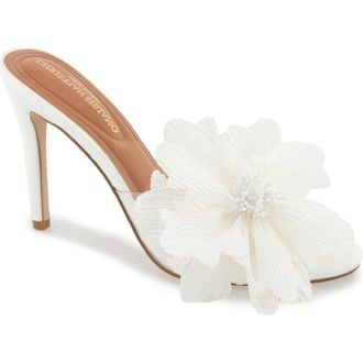Christian Siriano Joxa Sandal in Cloud Dancer at Nordstrom, Size 6.5