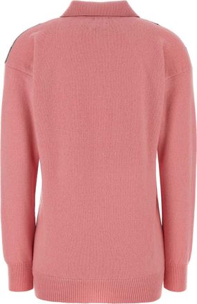 J.W.Anderson Womens Pringle Polo Pink Wool