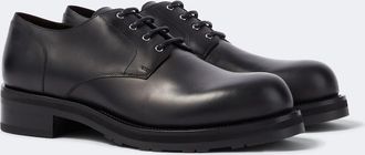 The Row Leather Derby shoes