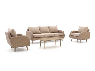 Intenso Furniture Intenso Suzzara/Rough-K lounge stoel-bank loungeset 5-delig