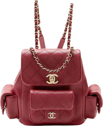 Chanel Caviar Cargo Duma Small Backpack (Authentic Pre-Loved)