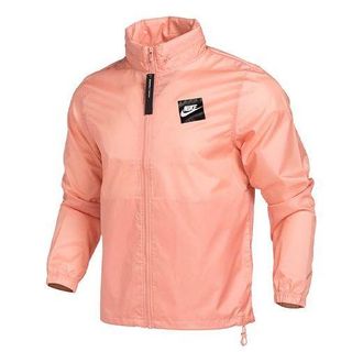 Nike Mens Nike Casual Windproof Pink Hooded Jacket AR2609-606
