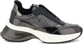 Pinko Grey Ariel 19 Monogram Trainers