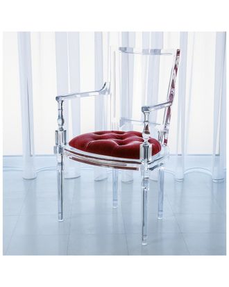 Global Views Marilyn Acrylic Arm Chair