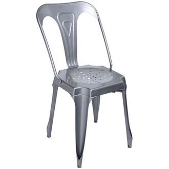 Regalos Miguel Sillas Comedor - Silla Ulix - Gris Metalizado