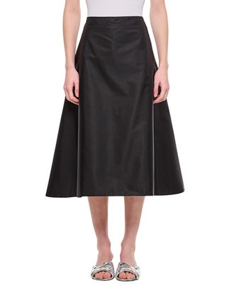 Marni A-Line Midi Skirt With Minimalist Design And Clean Finish
