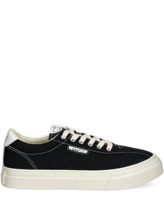Stepney Workers Club lace-up canvas sneakers - Black