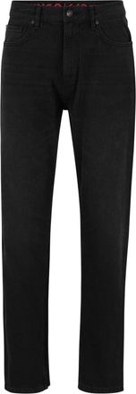 HUGO BOSS Hugo Mens Five Pocket Design Slim Fit Jeans in Black - Size 32W/34L