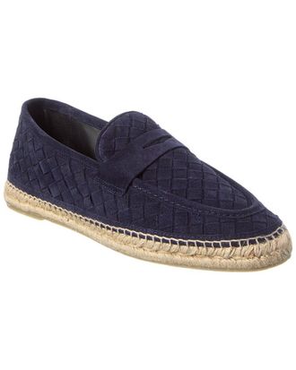 Castaner Nilo Woven Suede Loafer