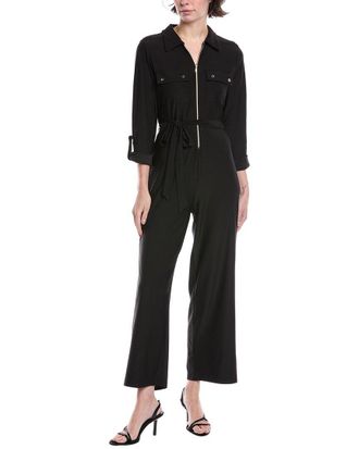 Sharagano Front Zip Jumpsuit