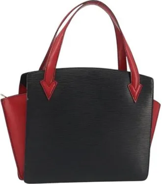 Louis Vuitton Vintage, unisex, Zwart, ONE Size, Leer, Pre-owned Epi Leather Hand Bag