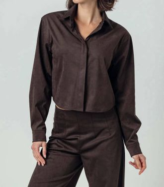 Sundays Womens Ozian Shirt In Espresso
