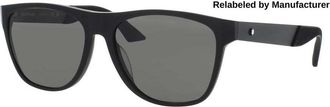 Montblanc Polarized Smoke Square Mens Sunglasses MB0298S 005 56