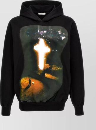 1989 STUDIO graphic divine hoodie kangaroo pocket