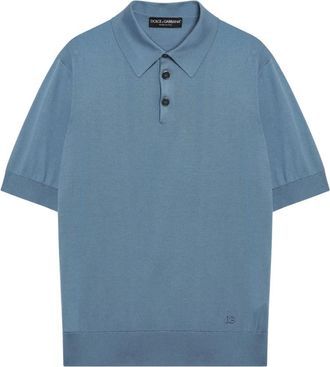 Dolce & Gabbana Polo - Heren - Polos - Blauw - S - Tops