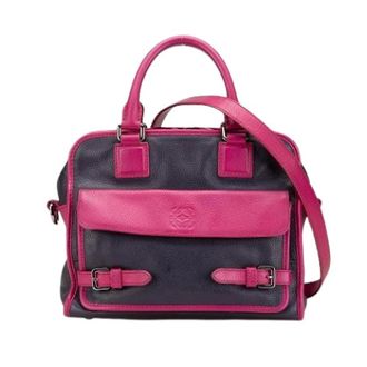 Loewe Pre-owned Handbags, female, Multicolor, Size: ONE SIZE Pre-owned Satchel