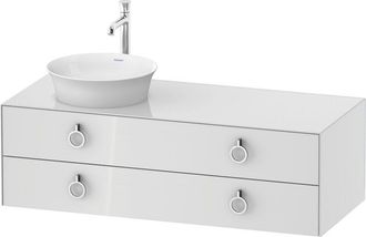Duravit Duravit - Tulip Blanco, Mueble De Ba&ntilde;o Colgado En La Pared, Ancho