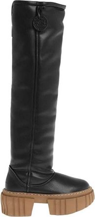 Stella McCartney Black Leather Over-the-knee Boots