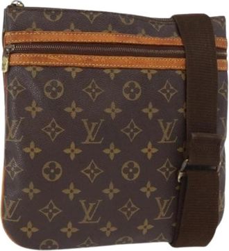 Louis Vuitton Pre-owned Monogram Schoudertas - Dames - Vintage Schoudertas - Bruin - ONE Size - Leer - Vintage