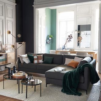 La Redoute Interieurs Tapijt in wol, Diano, tricot effect